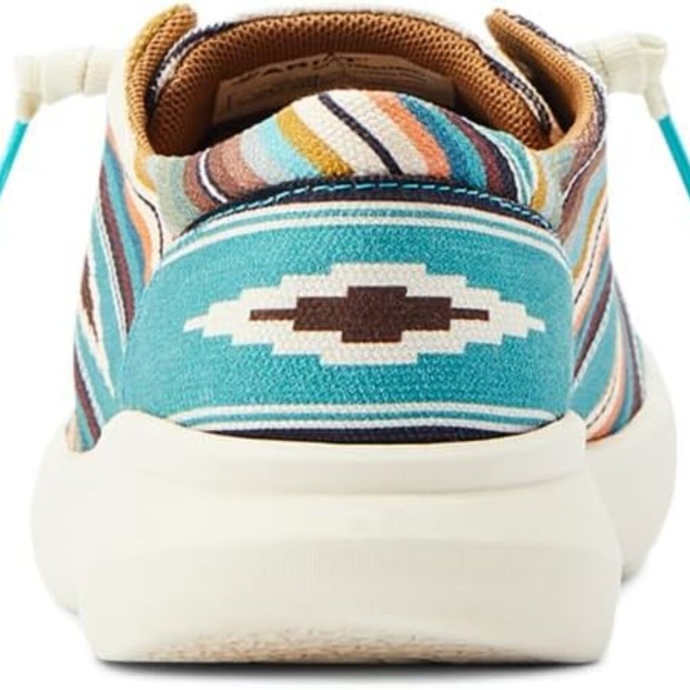 Ariat Hilo Turquoise Serape Print Loafer Shoes Women's 7.5 - Picture 3 of 5